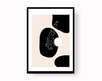 minimal poster / rounded shape / artwork / wall art / printable art / wall decoration / modern style / wall prints / Art / made in Italy