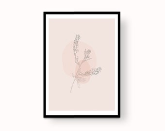 botanica 02 poster / abstract / modern art / wall art  / printable art / wall decoration / modern style / wall prints / Art / made in Italy