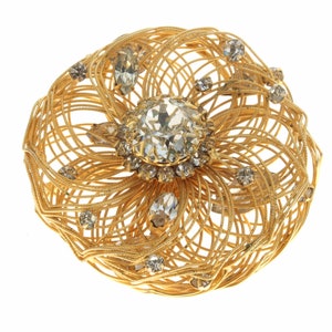 Absolutely Gorgeous Hattie Carnegie Crystal Brooch