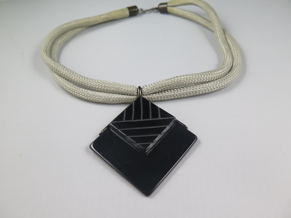 Hattie Carnegie Geometric Necklace - image 1