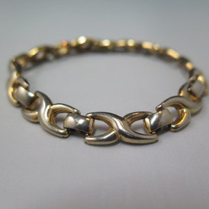 Monet Gold Tone Link Bracelet