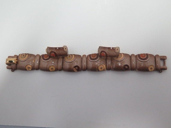 Eisenberg Geometric Design Bracelet with Matching… - image 1