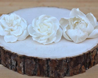 Assorted Sola Wood Flowers - Wedding Bouquet Flowers  - Loose Flowers - Wooden Flowers - DIY Bride - Wood