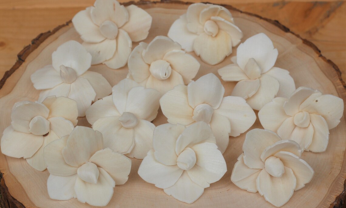 Sola Wood Daffodil Flowers 2 Etsy