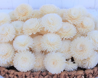 Sola Wood Chrysanthemum 2.5"