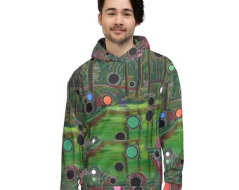 Abstract Art Pullover Psychedelic Hoodie | Festival Hoodie | Festival Clothing | Rave Hoodie | Trippy Hoodie