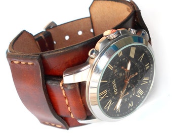 LEATHER WATCH CUFF