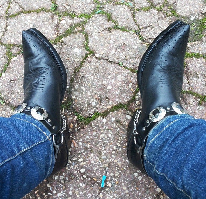 cowboy boot shaft strap