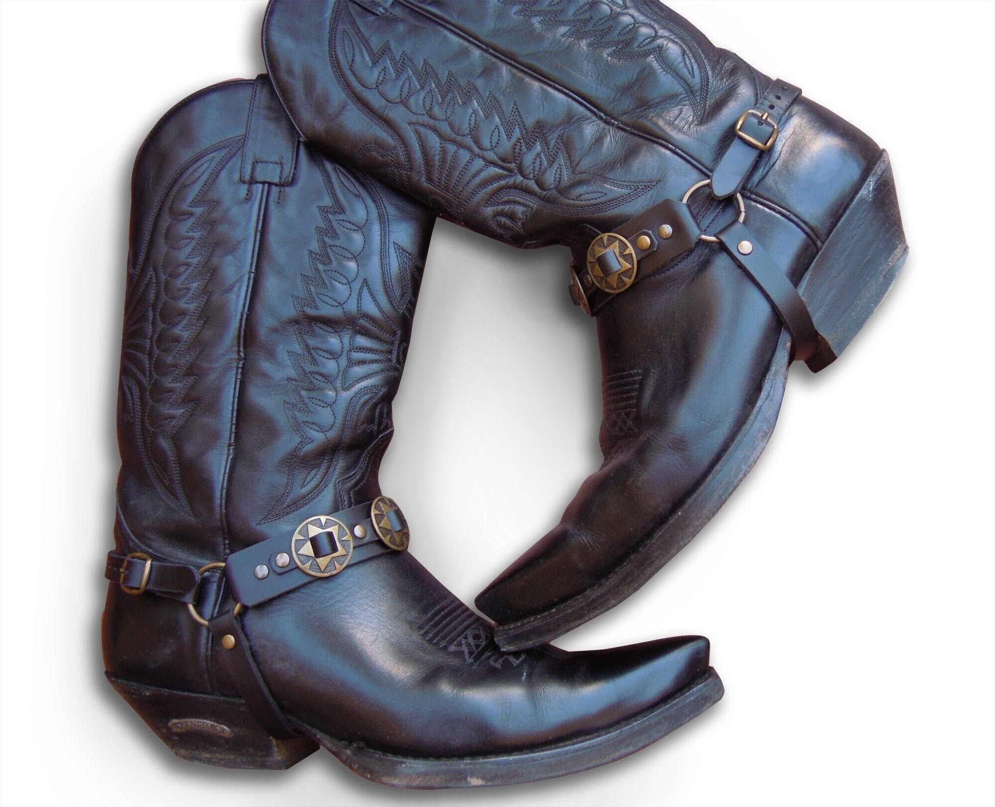 concho boot straps