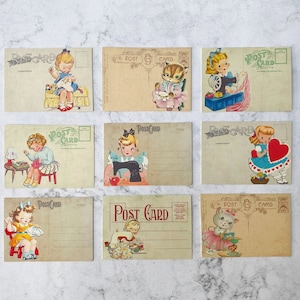 Baking Cake Making Card Toppers craft made with love tags party vintage retro