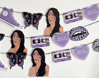 Olivia Rodrigo garland, party decoration, 2 metres