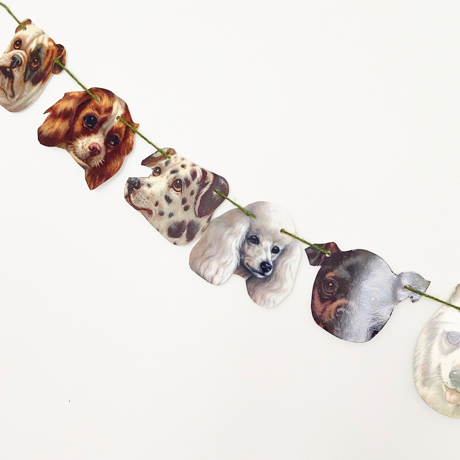 Dog Puppy Bunting Garland decoration party home dog lover vet Etsy