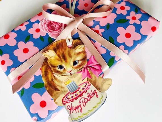 Adorable Kitten gift tags - set of 6 - birthday