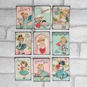 Valentines Day card toppers love - make your own cards or tags