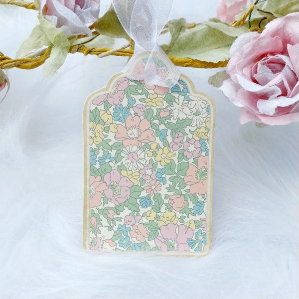 Luxury Liberty Floral Vintage Style Gift Tags set of 8