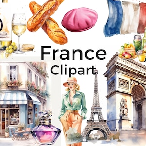 Clipart francês, Clipart francês, Ícones de Paris, Ilustrações da cidade de Paris, Ilustrações de Paris, Ilustrações francesas, Imagens França, França
