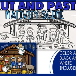 Nativity Craft - Cut and Paste Activity