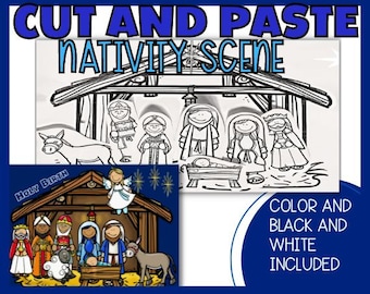 Nativity Craft - Cut and Paste Activity