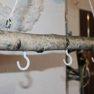 Wooden coat rack / hook rail