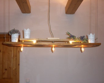 Suspension en bois antique