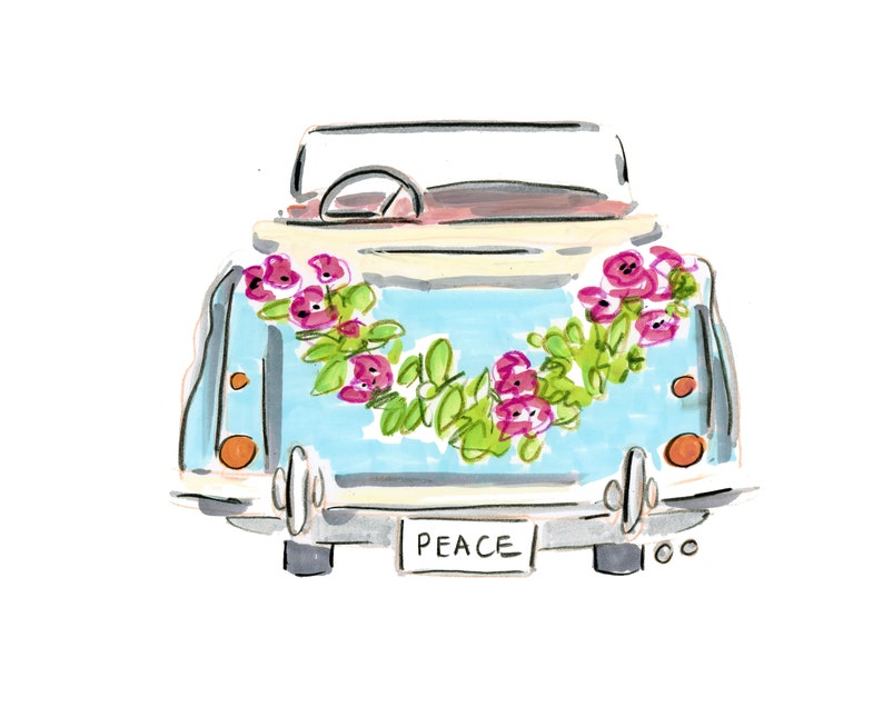 Watercolor Wedding Watercolor Sports Car Holiday Card Holiday Clip Art Car Printable Watercolor Clip Art Christmas Printable
