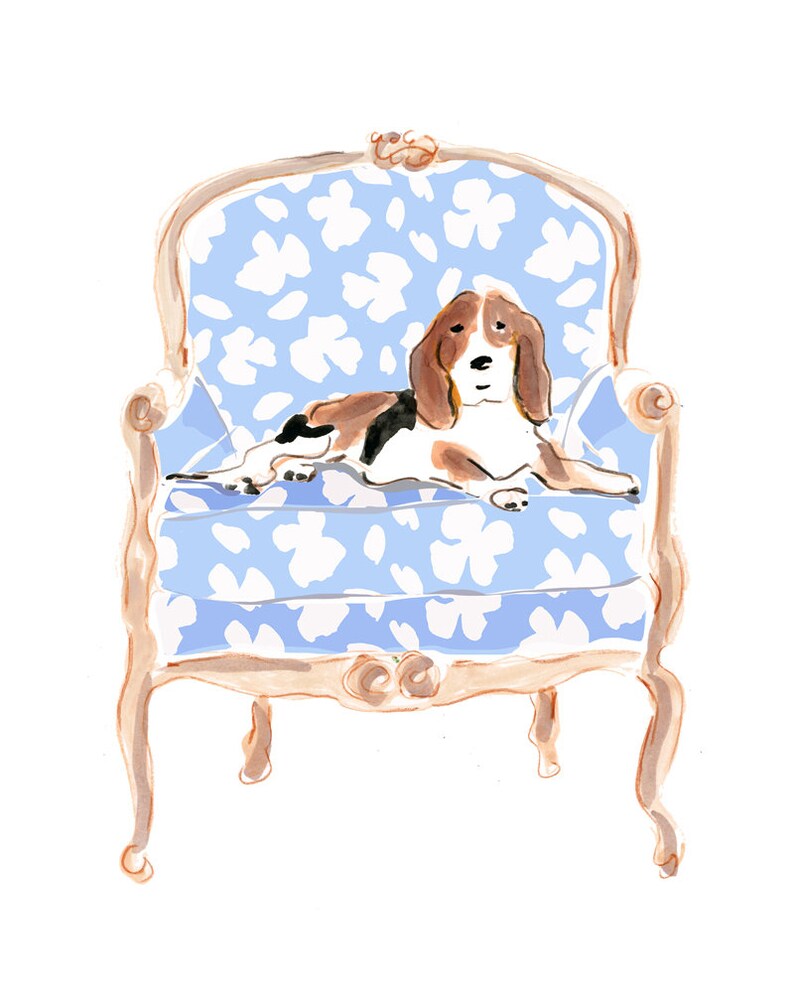 Beagle Printable Watercolor clip art Animal Print Dog Card Beagle Clip Art Dog Clip Art- Dog Printable Watercolor Dog