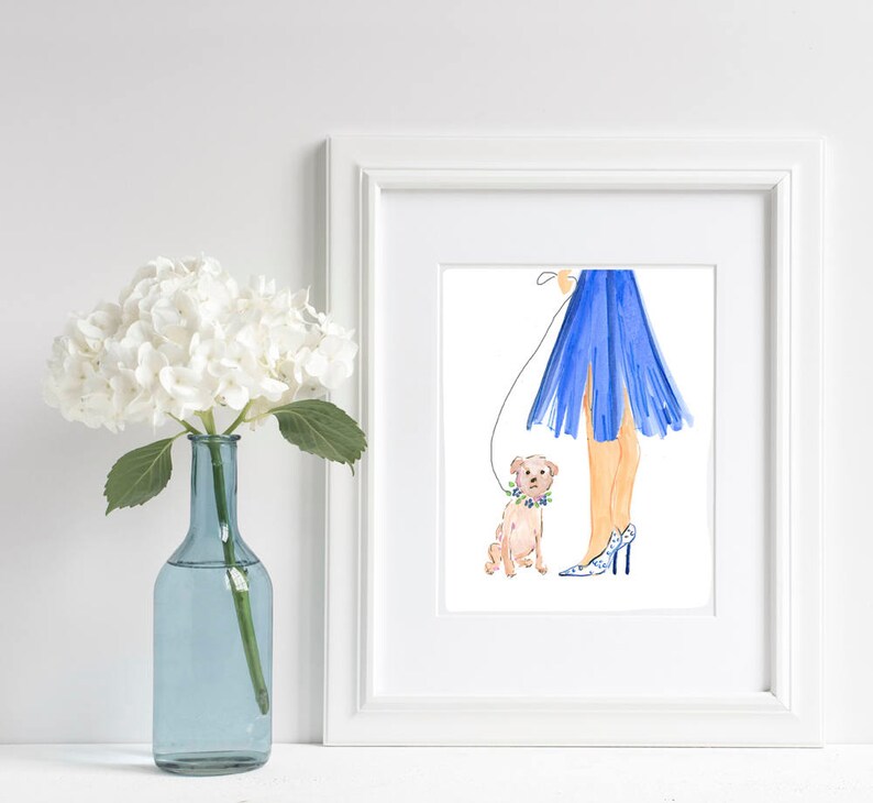 Fashion Wall Decor Glamour Printable -Fashion Clip Art Fashion Card Glamour Fashion Illustration Printable Fashion Illustration