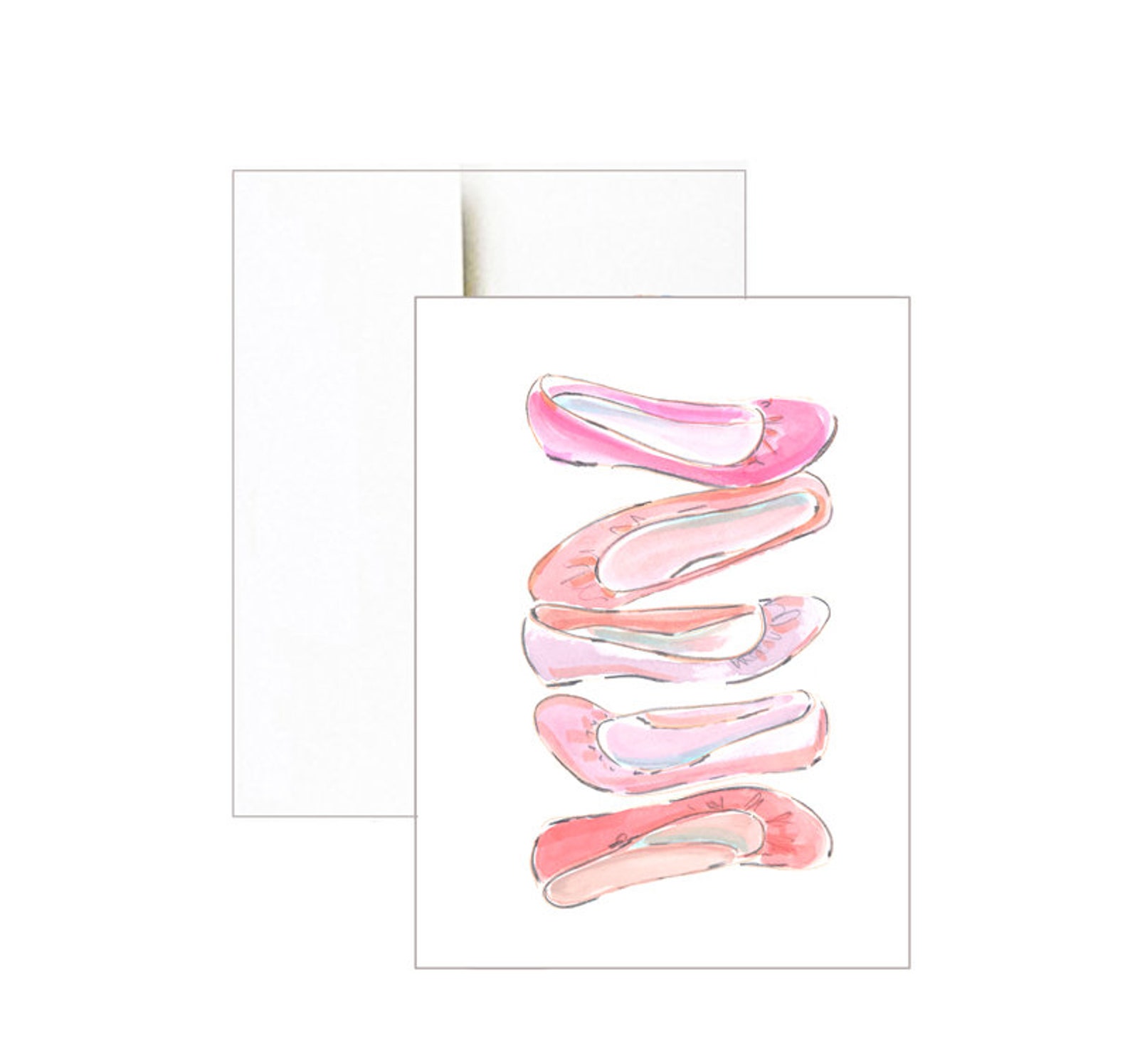 ballet flats print, fashion clip art, fashion print, ballet clip art, shoe clip art, fashion printable, ballet printable, baller