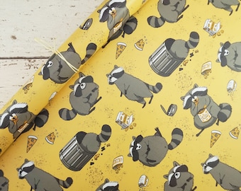 Emballage cadeau/papier cadeau à motifs Rascally Raccoons