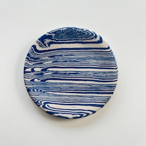 One-of-a-Kind Nerikomi Ceramic Plate / 2866