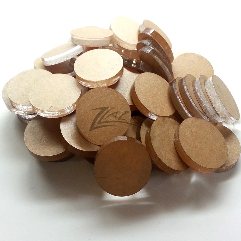 50 Acrylic Circle Clear Disc Craft 1.5/"dia.x1//8/"or1//16/" Engraved