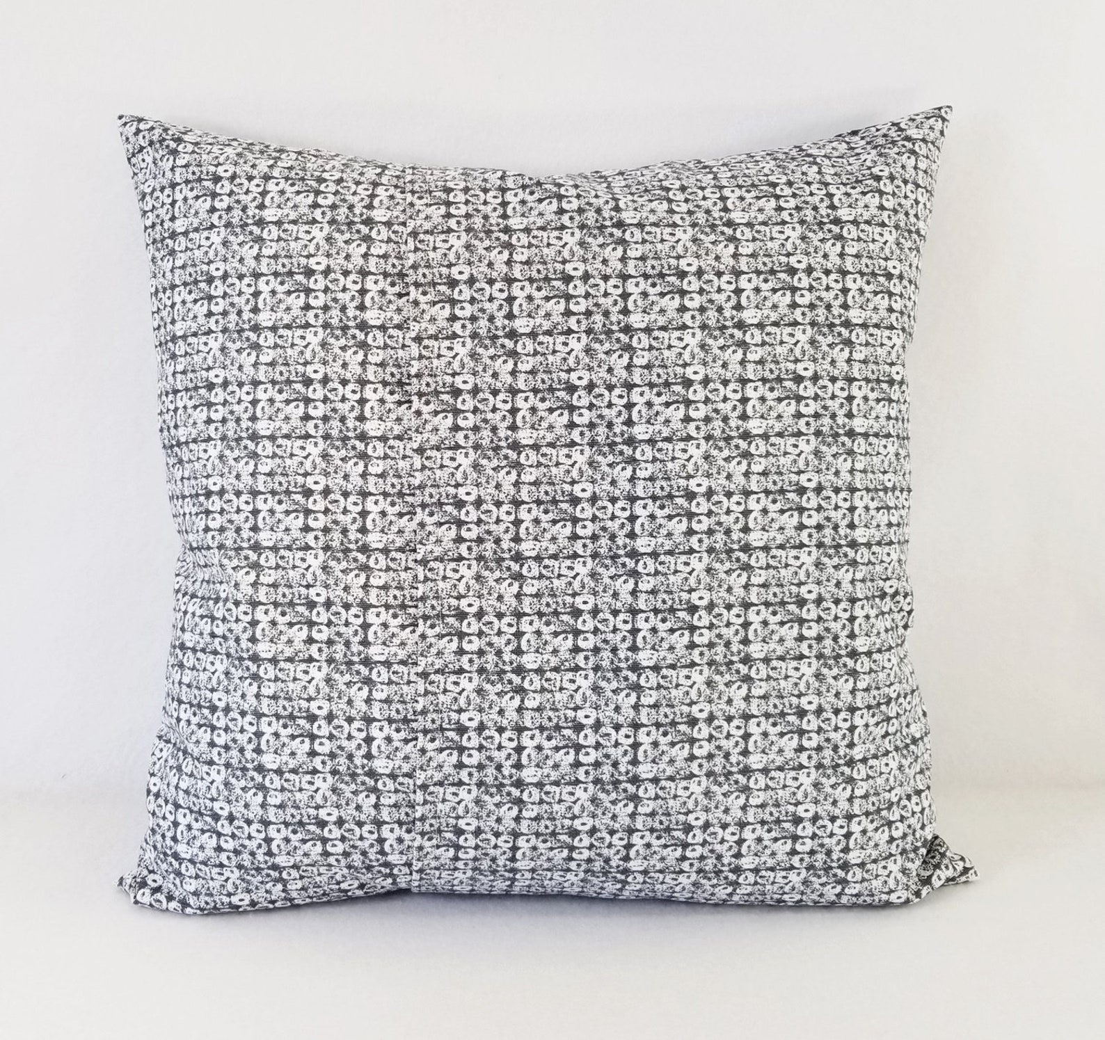 Two Grey Pillow Covers Dark Grey Pillow Covers Custom Etsy