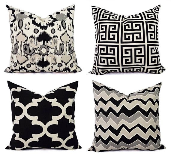 Black Throw Pillow Cover Black And Beige Pillow 40 X 40 Etsy Fascinating Black And Beige Decorative Pillows Black Throw Pillow Cover Black And Beige Pillow 40 X 40 Etsy Fascinating Black And Beige Decorative Pillows