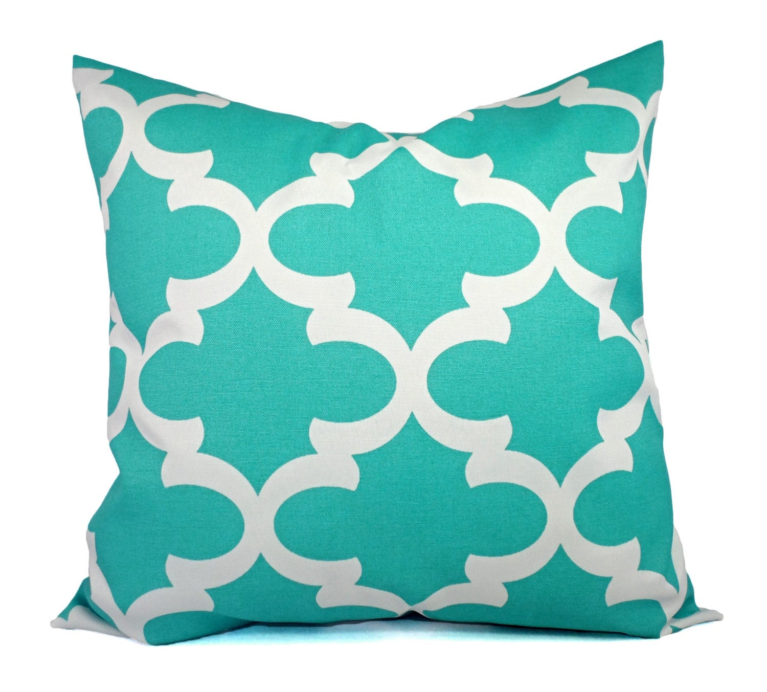 Two Indoor Outdoor Pillow Covers Quatrefoil Pillow Covers Etsy