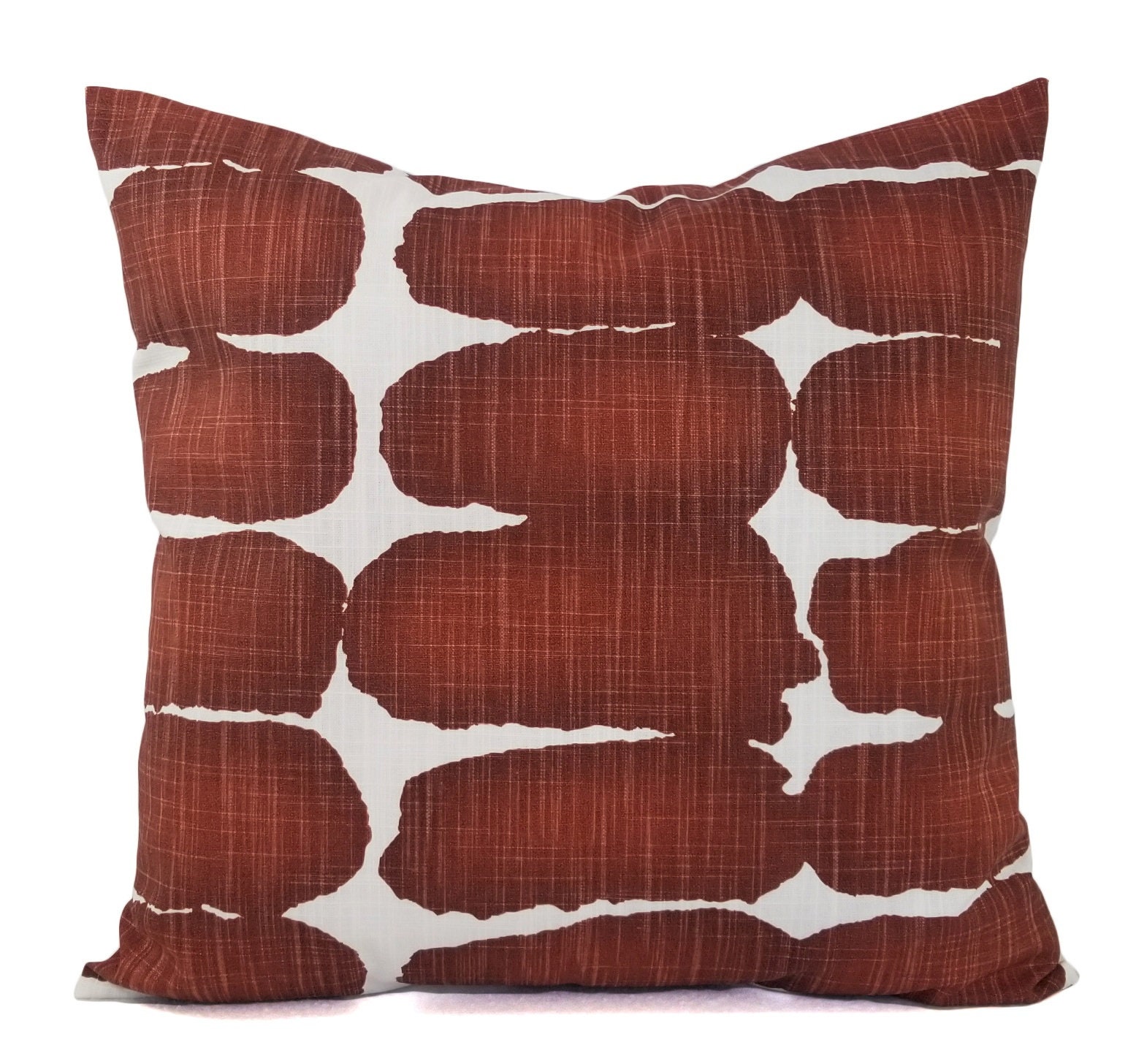 Brick red throw pillows hotsell