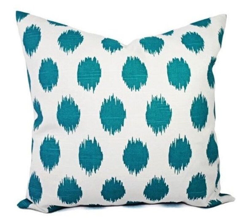 Teal Couch Pillow Covers Turquoise Pillow Covers Turquoise Etsy