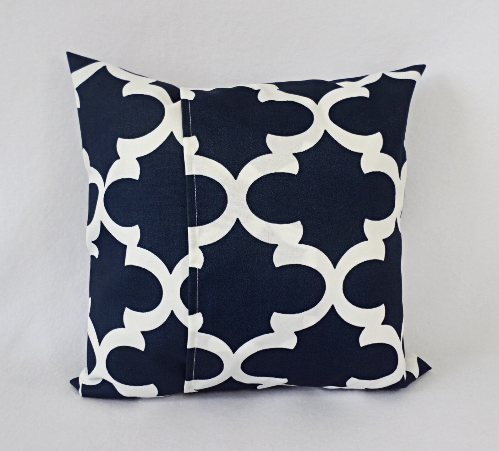 Two OUTDOOR Pillows Navy White Pillow Cover Navy Throw Etsy
