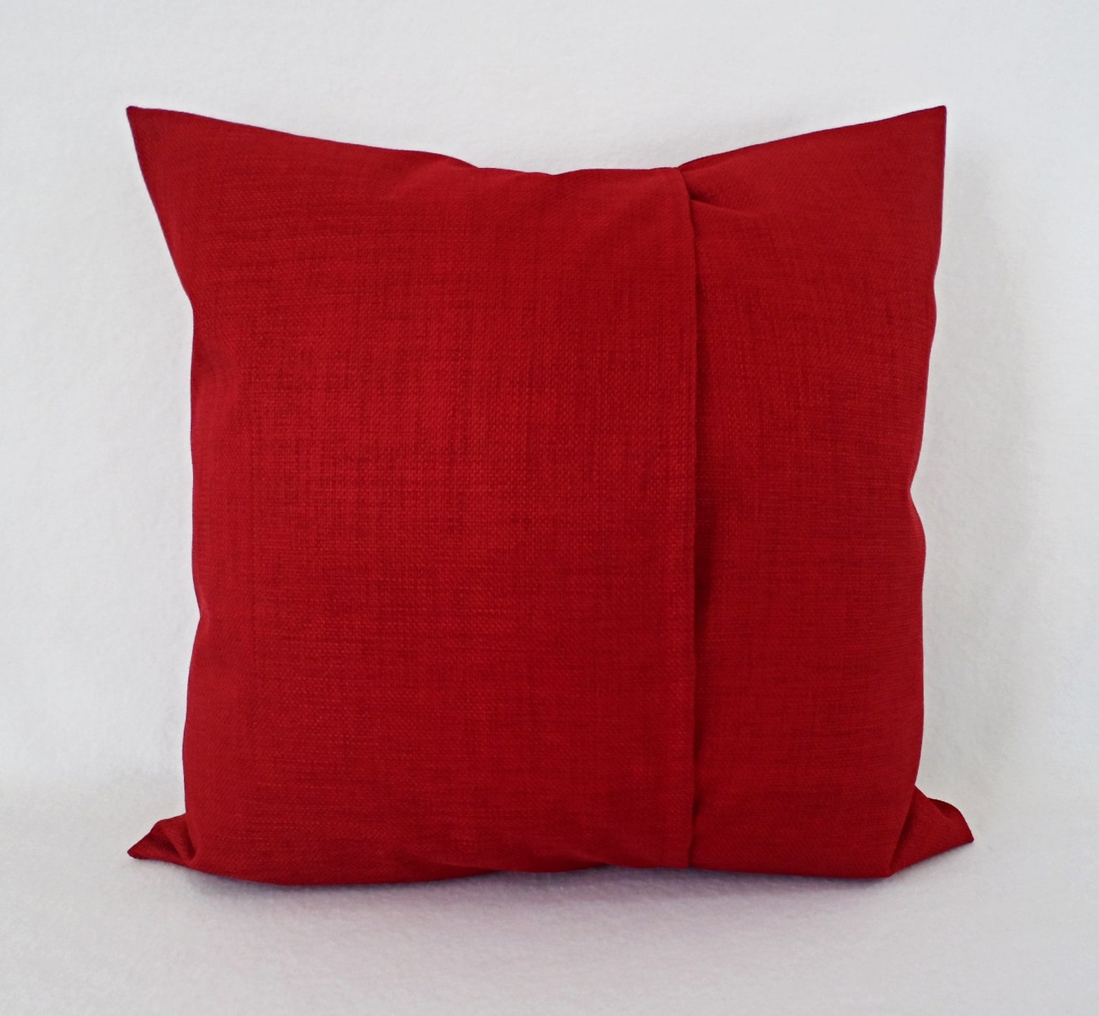 Two Solid Pillow Covers Deep Red Pillows Patio Pillow Etsy