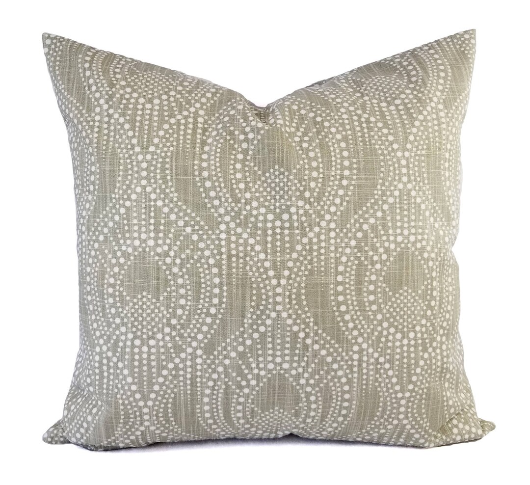 Two Taupe Pillow Covers Geometric Pillow Sham Tan Throw Pillow Taupe
