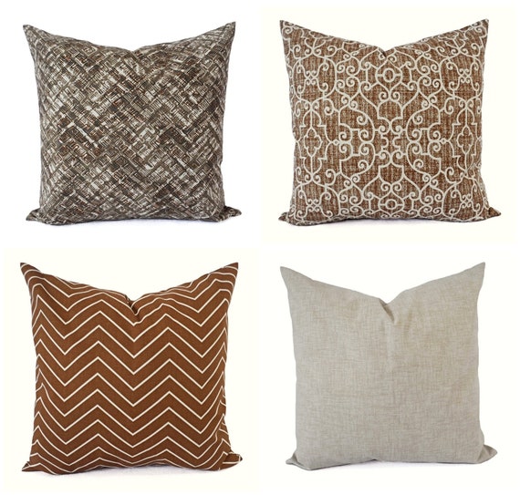 khaki throw pillows