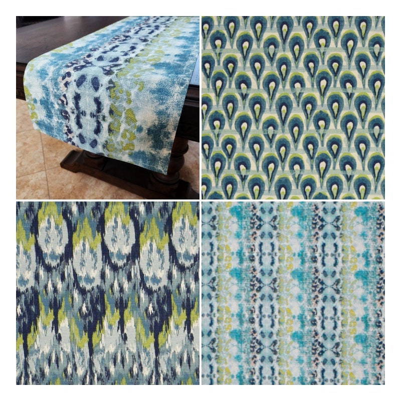 Table Runner Blue & White