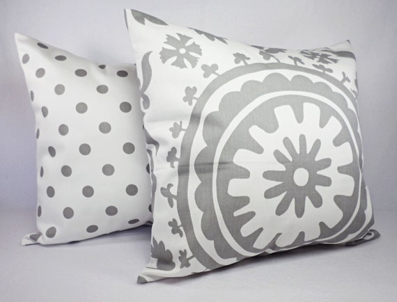 Grey Pillow Covers Grey And White Throw Pillows Decorative Pillows Grey Euro Sham Grey Pillows Grey Couch Pillows