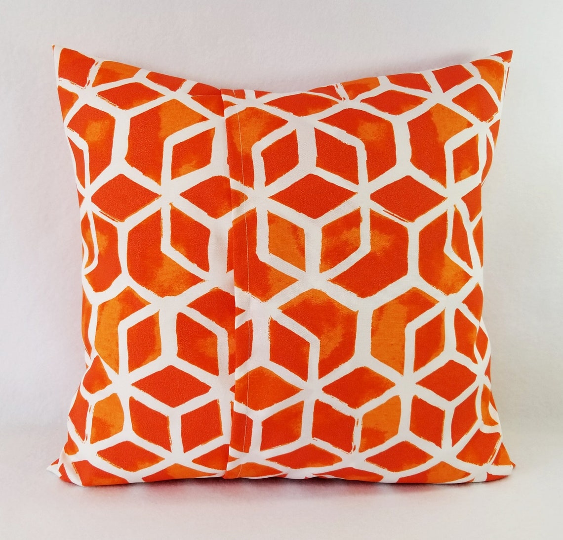 Two Outdoor Pillow Covers Modern Pillow Cover Geometric Etsy