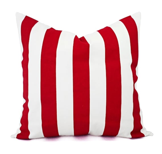 bright red pillow cases
