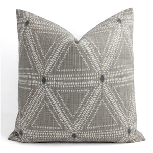 One Pillow Cover, Tan Pillow Cover, Tan Pillow Sham, Neutral Throw Pillow, Geometric Pillow Cover, Taupe Pillowcase Tan Accent Pillow