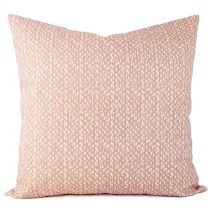 Two Blush Pink Pillow Covers, Decorative Pillow Cover, Modern Pillow Cover, Custom Pillow Sham, Dot Pillow Nursery Pillow Baby