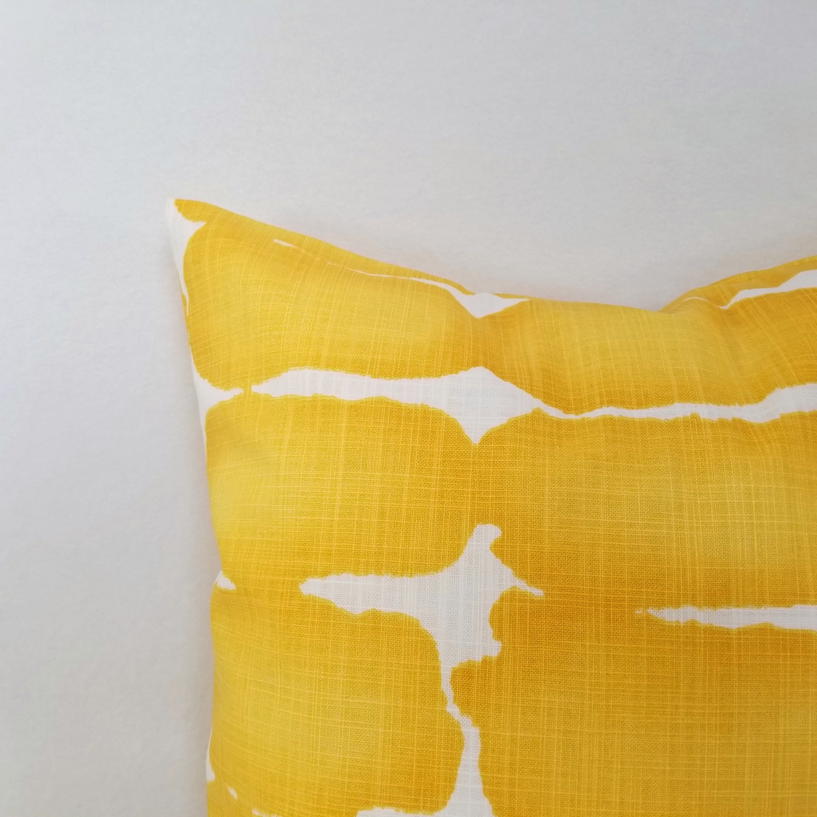 Deep Yellow Throw Pillow Covers Two Dark Yellow Decorative Etsy