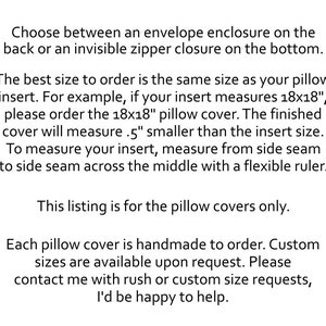 12 x 16 Lumbar Pillow Cover, One Pillow Cover, Choose Your Own Design, Mix and Match Pillow, Neck Pillow, Designer Throw Pillow Cover Set image 3