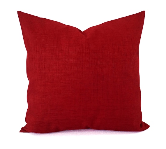 dark red outdoor pillows