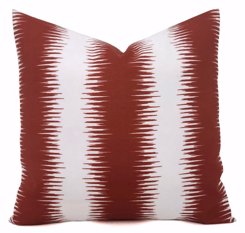 OUTDOOR Pillow Cover, Dark Red Pillow, Brick Red Pillow Cover, Patio